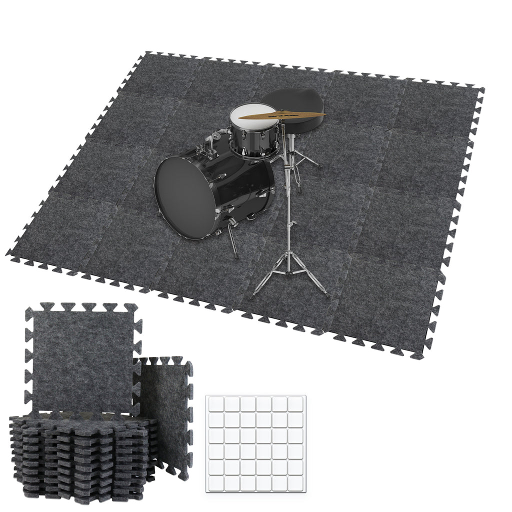 Thick Sound Absorbing Interlocking Floor Mats, Various Colors & Sizes for Choosing