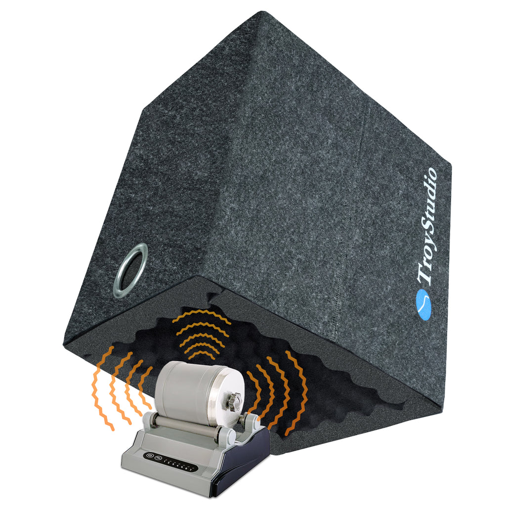 TroyStudio Portable Sound Proof Box, 16"x12"x16.2" Noise Reduction Enclosure
