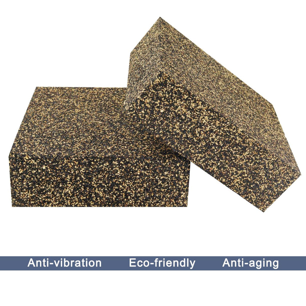 Anti Vibration Isolation Pads - Rubber & Cork Pad - 2 Sizes for