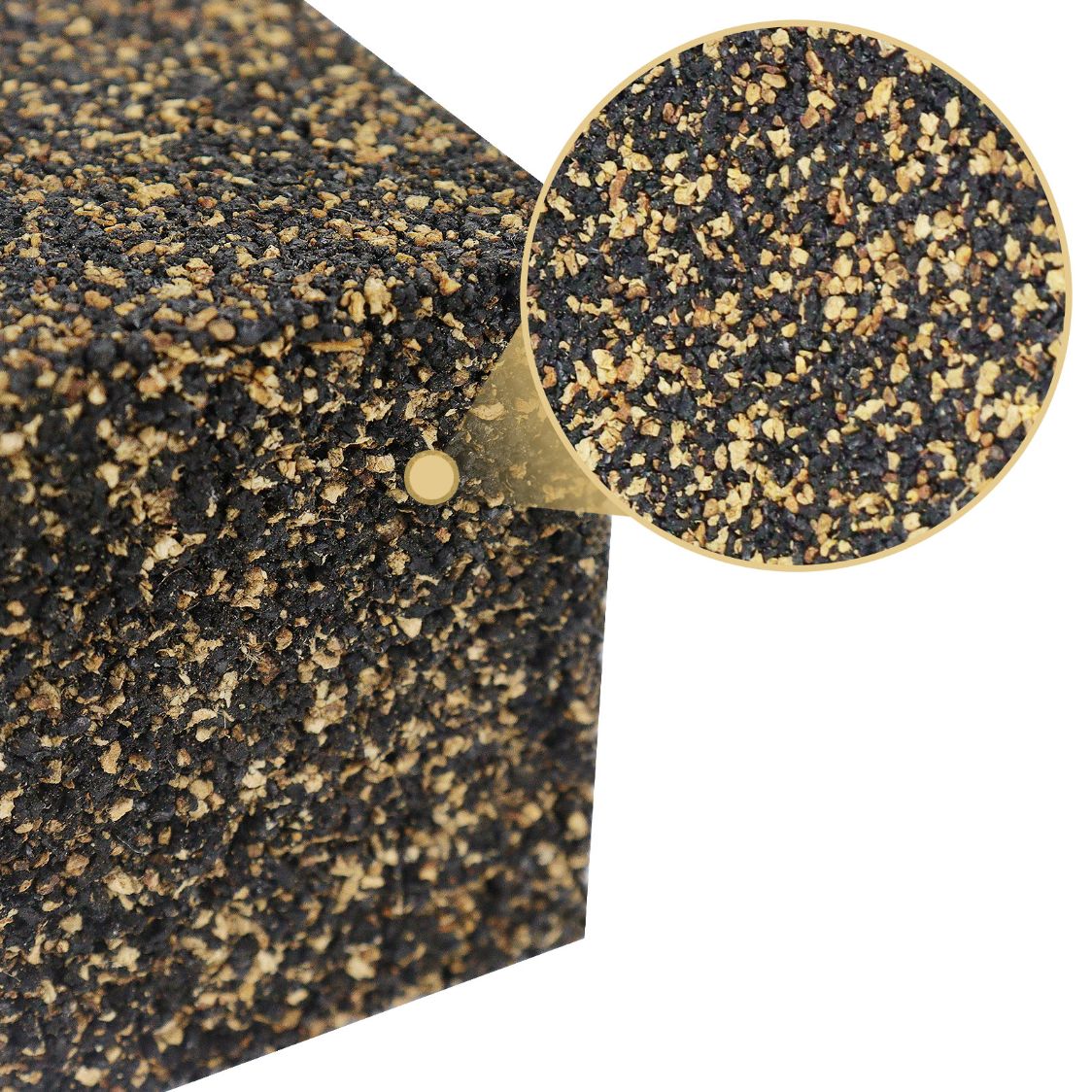 Anti Vibration Isolation Pads Rubber & Cork Pad 2 Sizes for Choosi